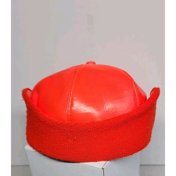 Vintage Ted Williams Hunting Hat Orange Folding Ear Warmers Sz 7 1/8 Sears - Picture 7 of 15